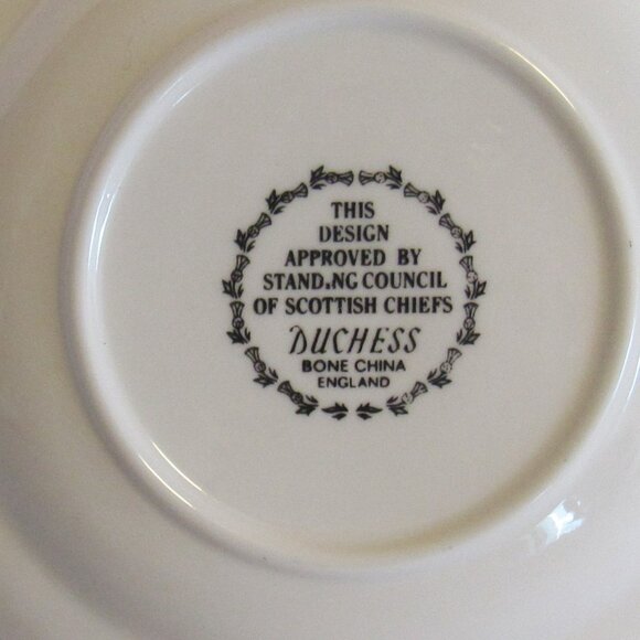 MacPherson Tartan Nut Dish, Made in England, Tartan and Thistle, C369 - Picture 4 of 4
